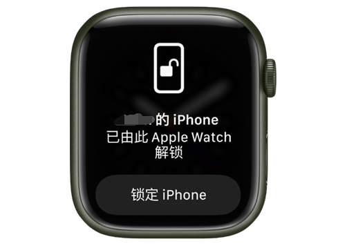 湖口苹果手机维修分享用 AppleWatch 解锁配备面容 ID 的 iPhone方法 